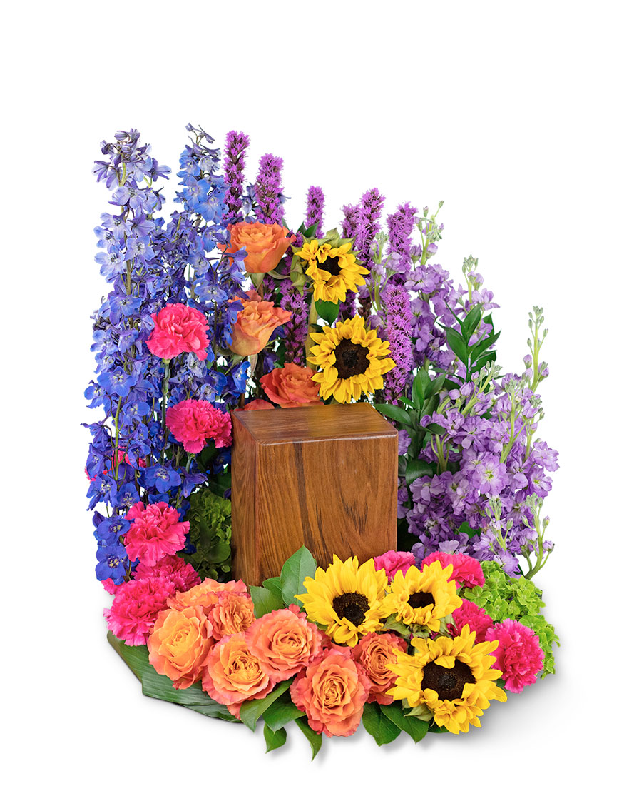 Treasured Memories Surround Flower Bouquet